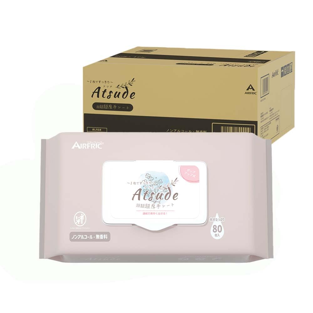 Amazon.co.jp: AIRFRIC おしりふき 厚手 無添加 無香料 ノン