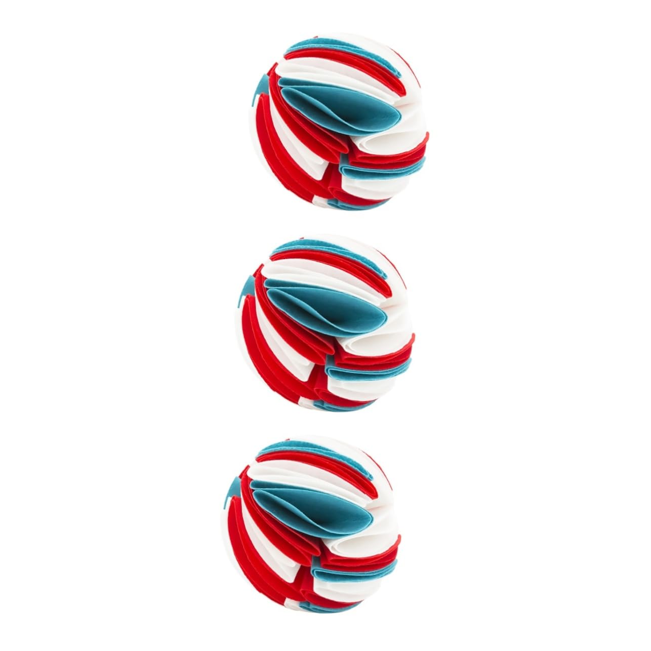 Angoily 3stücke Pet Dog Sniff Toy Bunter Hundeschnüffelball Für Interaktives Spielen Und Langsames Füttern Sicheres Kauspielzeug Zur Zahnpflege Für Kleine Und Große Hunde