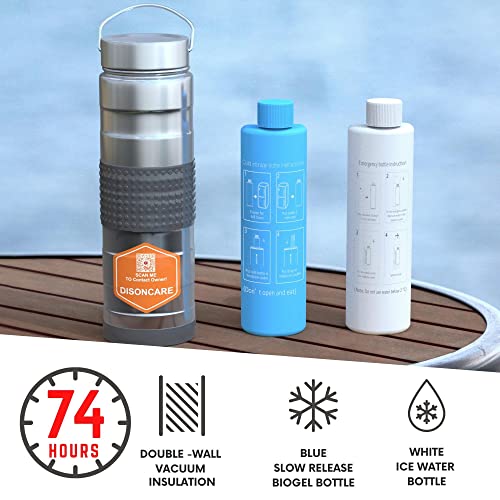 DISONCARE-74H-7-Insulin-Pens-Cooler-Travel-Case-Medical-Travel-Diabetes-Organizer-Medicine-Bag-For-Traveling-TSA-Approved-Ice-Pack-Medication-Cooler-Diabetic-Gifts-Epipen-Carry-Case-With-QR-Medical-ID