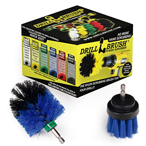 Image of Aquatic Cleaning Supplies - Pool Accessories Kit - Brush for Pool Maintenance and Upkeep - Pool Liner Cleaning Solutions - Pool Cleaning Brush - Diving Board Cleaning Brush -Boat Carpet Cleaner Tools