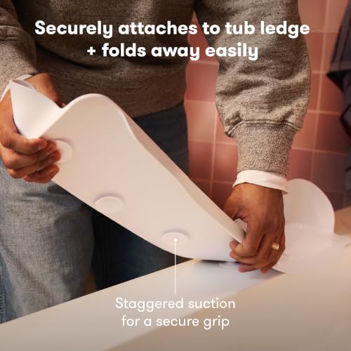 Frida Baby Splash Bathtub Shelf Allows Kids to Splash with No Mess, Shelf Barrier Prevents Water from Escaping Out of the Tub, Extend & Use As Surface to Play On, Attaches to Tubs & Folds to Put Away by Frida - Image 5