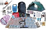 5 Day Epic Bug Out Bag Premium World's Best Emergency Kit (60L Black)