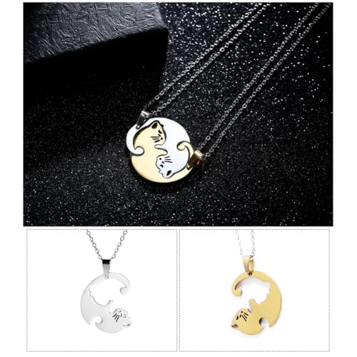 Collier de Chat Noir Cadeaux de Noël Idéal pour Femme - 6