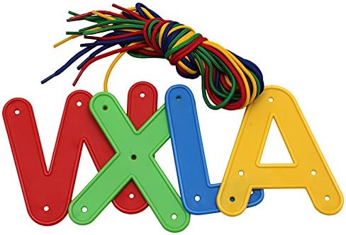 Ready2lrn Lacing Letters Uppercase Supplies Early Childhood Ce-6904 Center Enterprises Inc.