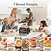 TER Touch Screen 2-Slice Toaster, 7 Bread Modes & 7 Browning Levels, Wide Slots for Bagel & Thick Breads, Mute Mode for Quiet Mornings, Modern Design for Gift & Home Decor, for Continuous Use