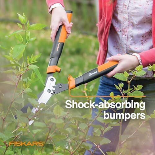 Fiskars 23" Hedge Shears, Hedge Clippers with PowerGear2 Technology that Multiplies Power for Less Effort, Garden Shears with SoftGrip Handles and Shock-Absorbing Bumpers by Fiskars - Image 5