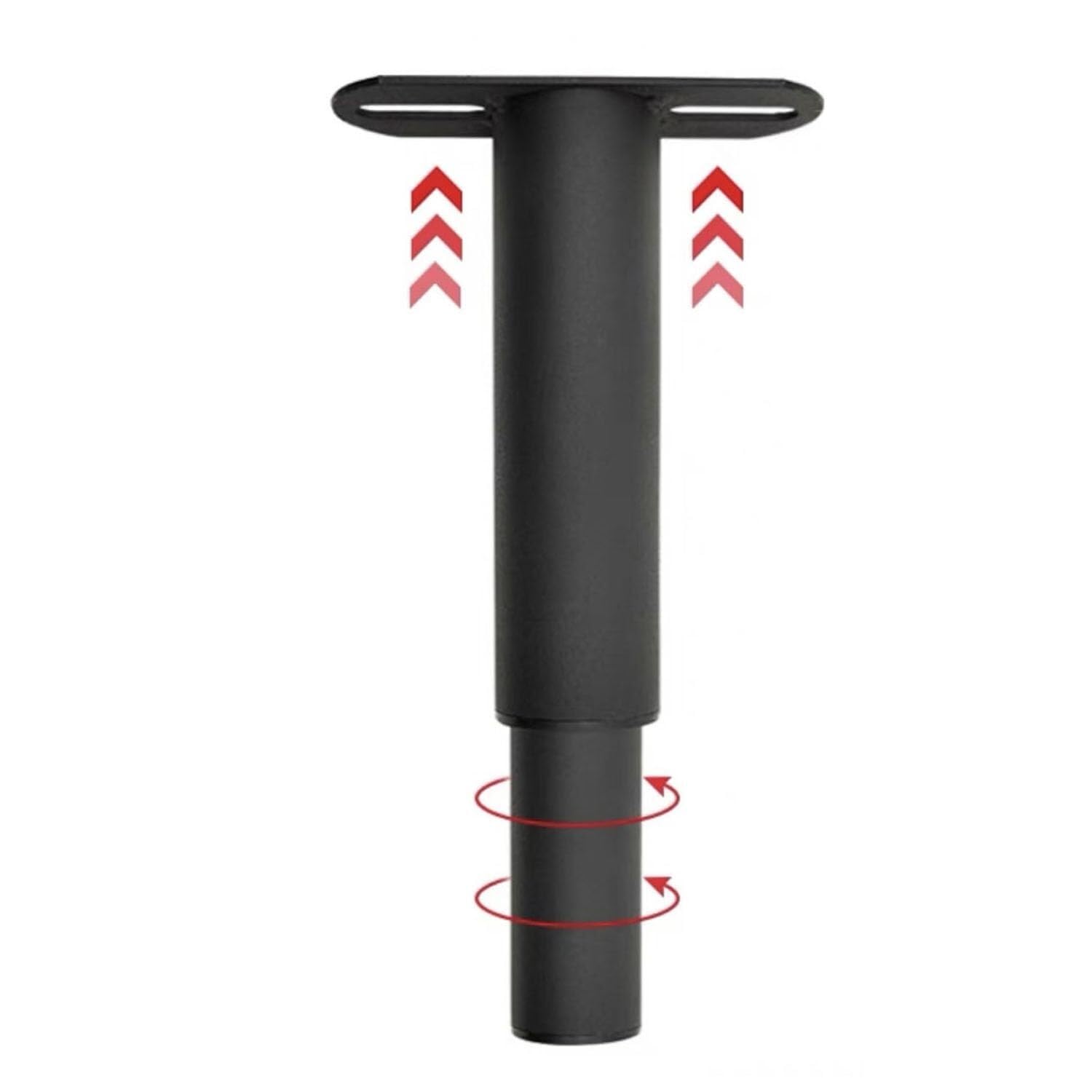 Gambe for mobili a Forma di T 4 Pezzi Gambe di Ricambio Set Gambe for armadi Regolabili Gambe for mobili in Metallo Telaio in Acciaio Supporto for Gambe(18cm(7.1in))