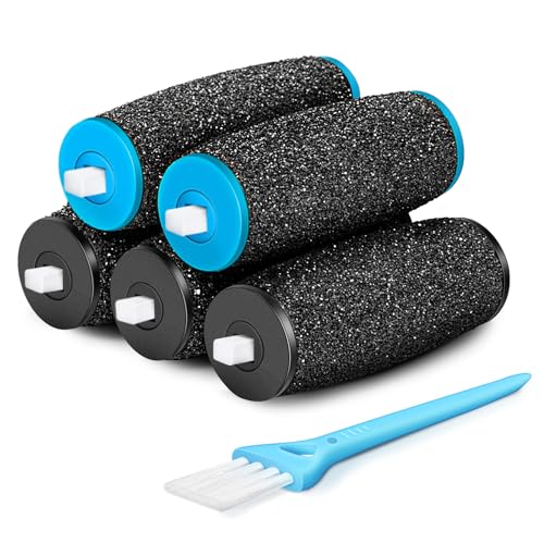 Jorest [5/10 Pièces] Rouleaux de Remplacement Compatible avec Scholl Velvet Smooth, 2 Types de Rugosité, Pierre Ponce Recharge Rapeuse Electrique, pour...