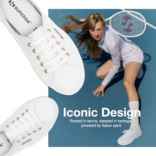 Superga 2750 Cotu Classic Canvas Sneakers for Men & Women - Iconic Italian Men’s and Women’s Tennis Shoes with Breathable Upper, Non Slip Rubber Sole4