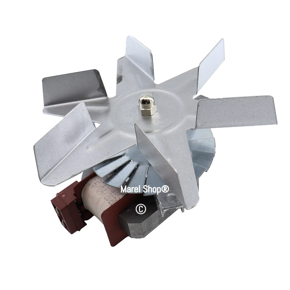 Marel Shop® - Motore motorino con ventola per forno ventilato compatibile con Ariston Indesit per modelli: SQ872T - ST87EX - ST87X - SY36B - SY36W - SY36X - SY51X - S077EW