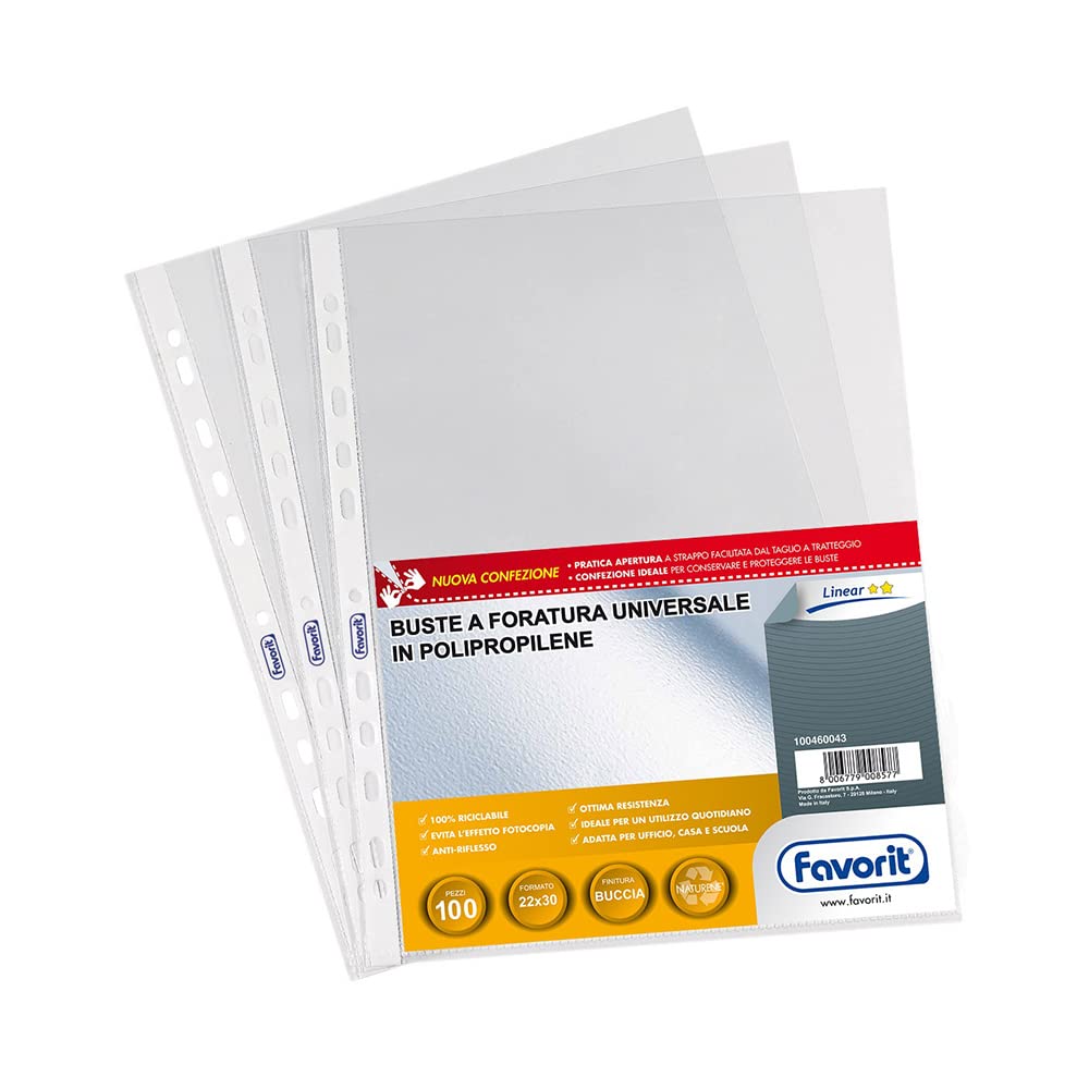 Perforated Envelopes, Orange Peel, Medium Thickness, 22 x 33 cm, 100 Pieces, Transparent