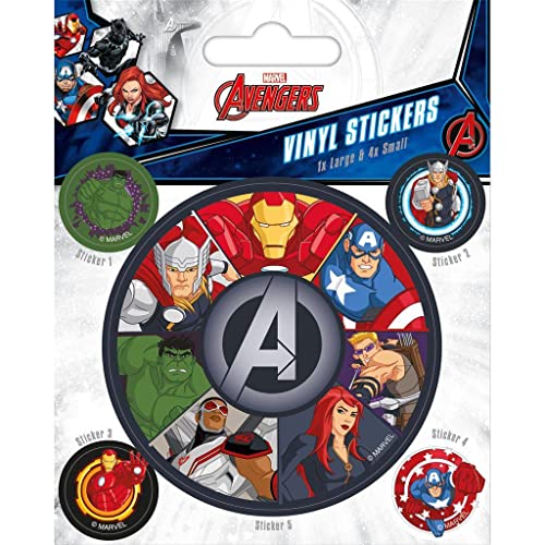 Marvel Avengers (Avengers Assemble) Vinyl Stickers Gadget Decals