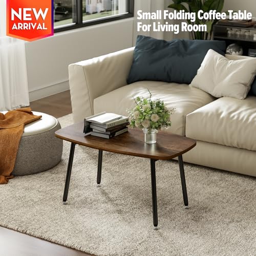 Table basse pliante gain de place pour petits salons et terrasses - 4