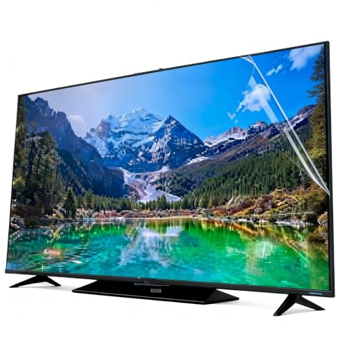 OuxShlva Outdoor Tv Anti Glare Shield for Film Tv Screen Protector 43 inch