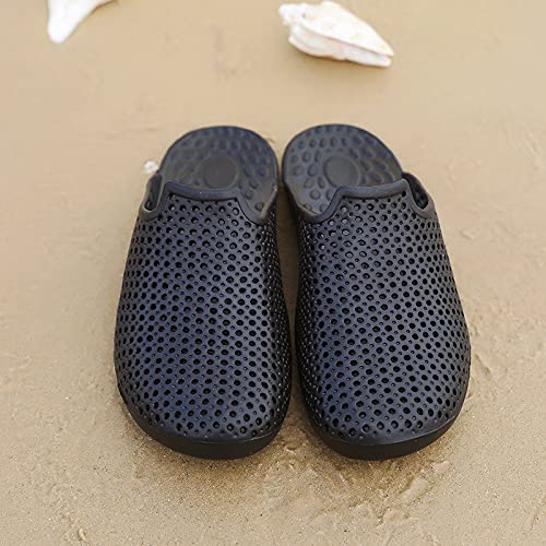 Aibolo Men Sandals, Comfortable Men Sandals Summer Outdoor Beach Shoes Flip Flop Slip On Garden Platform Water Slippers (Color : Brown, Size : 10) #TOP6