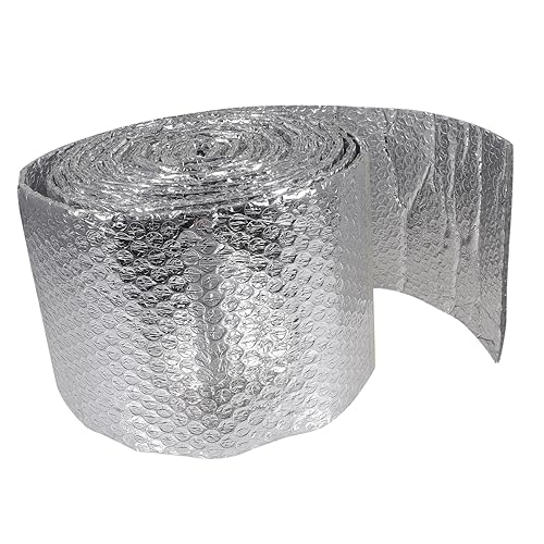 HOLIDYOYO Reflective Insulation Foil for Greenhouse Wall Insulation Heat and Cold Barrier Feet Multi Purpose