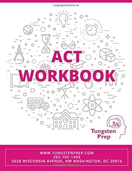 Paperback Tungsten Prep ACT Workbook Book