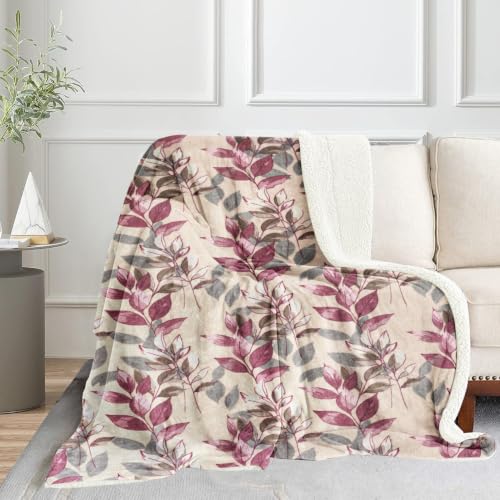 Image of Homestan Sherpa Fleece AC Blanket for Winter, Single 60x90 inch