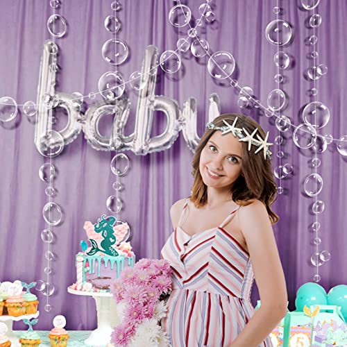 Decor365 Under The Sea Party Decorations White Bubble Garlands Little Mermaid Birthday Decorations Bday Hanging Streamer Beach Banner Decor Underwater Backdrop Kids Ocean Party Supplies - Image 6