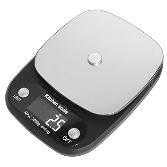 Kitchen Scale, G/Lb:oz/ml/fl.oz Food Scale for Baking