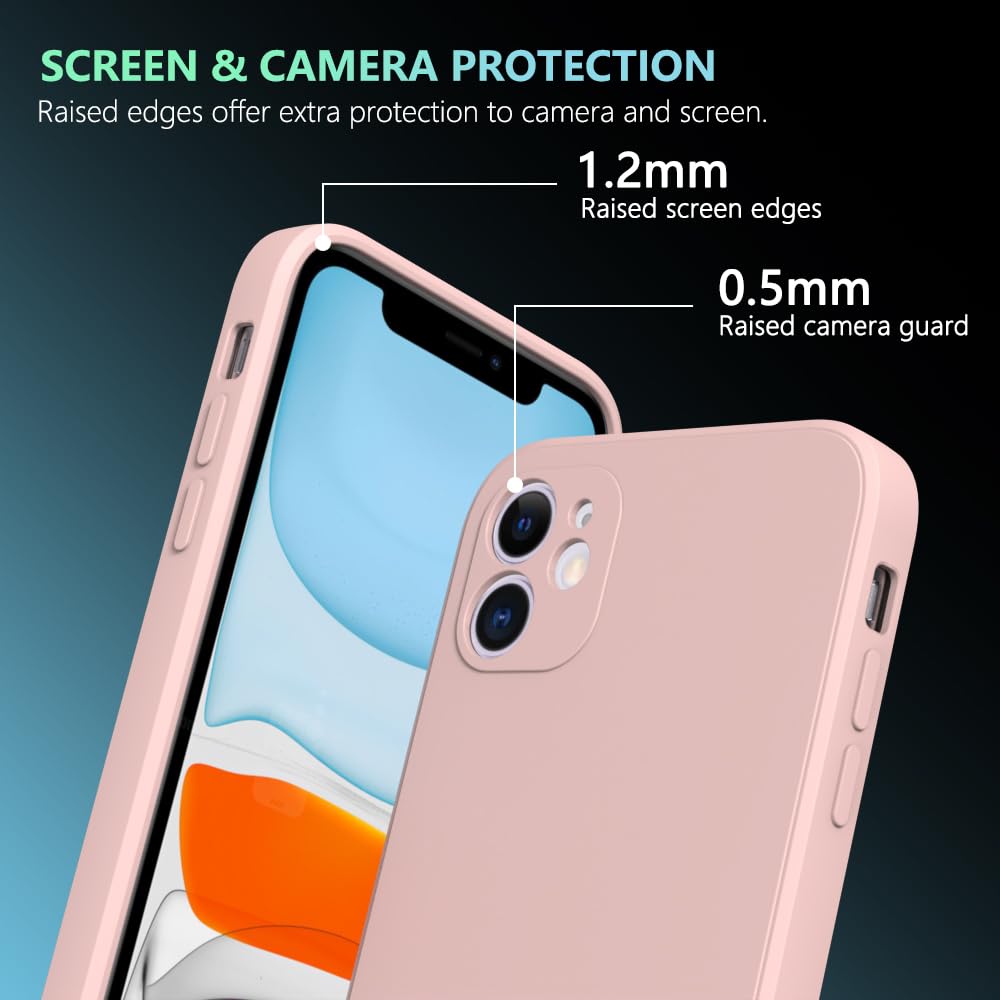 Amazon.com: WOGROO for iPhone 11 Case Pink, Scratch Resistant with