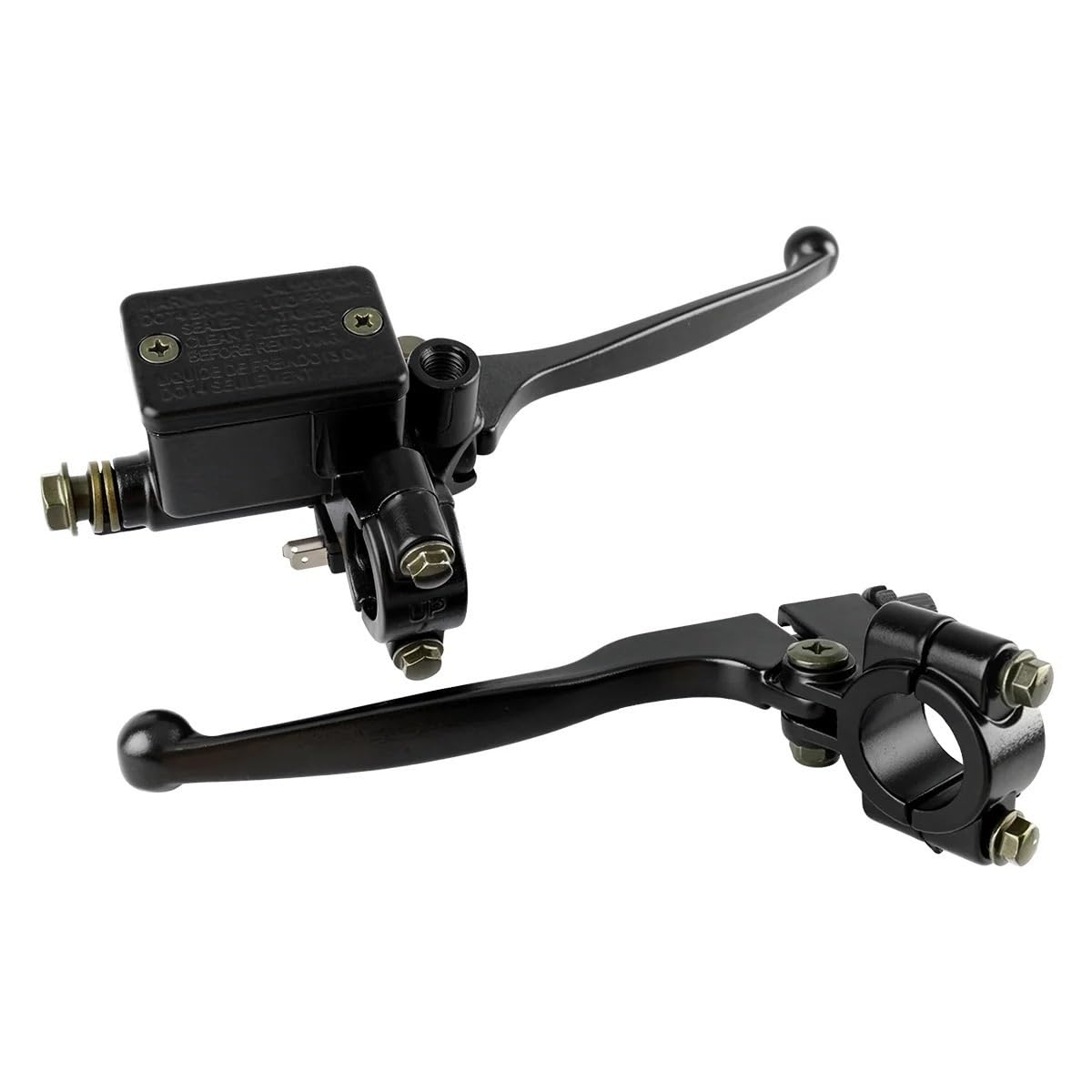 Rynzo Motorcycle Brake Lever 22mm Brake Clutch Lever Set for Dirt Pit Bike ATV Scooter