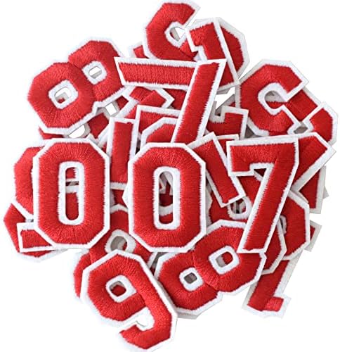 GYGYL 72 Pieces Iron on Letters and Numbers Patches, Black Letter Patches Alphabet Embroidered Patch A-Z, Numbers 0-9 Applique for Clothes, Dress, Hat, Socks, Jeans, DIY Accessories
