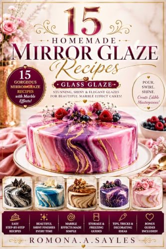 15 Homemade Mirror Glaze Recipes Glass Glaze: Create Stunning Bakery-Style Cakes with Beautiful Mirror Finishes