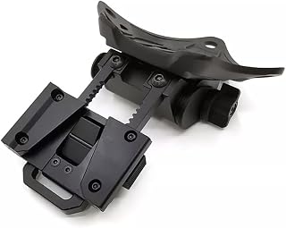 Helmet NVG Mount Kit - L4 NVG Mount & 3-Hole Shroud Helmet Adapter (Fit Fast, ACH/MICH, AirFrame), Connection PVS/14/15/18/31, Adjustable Quick Installation Adapter, Black
