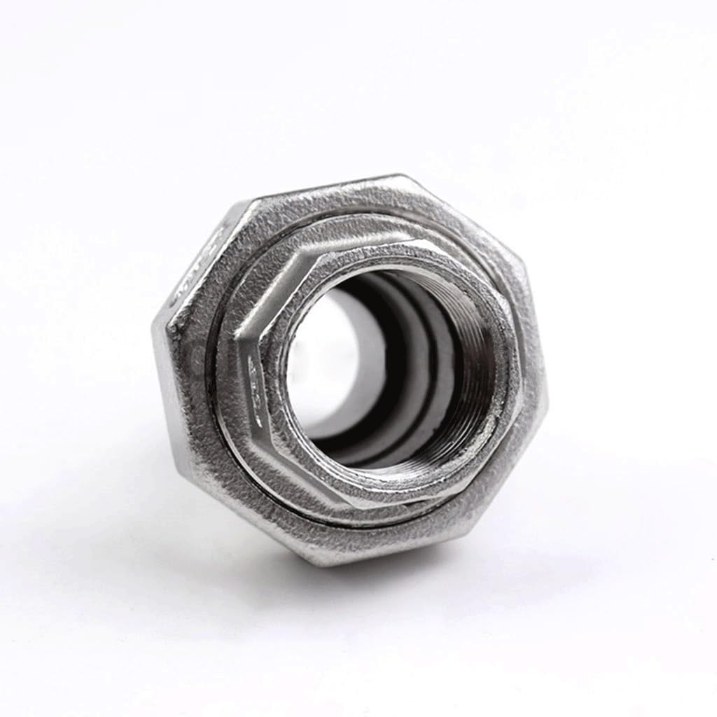 304 Edelstahl-Innengewinde auf Außengewinde-Verbindungsstück-Verbindungsstück-Adapter for DIY-Schlauchverbindungen(1.5Inch)