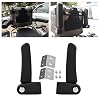 Motorcycle Passenger Armrest 2Pcs Motorcycle Passenger Rear Folding Top Case Box Rear Seat Armrest Kit for