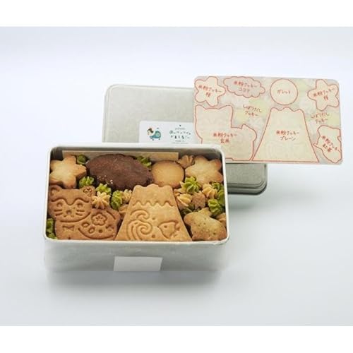 南魚沼産米粉クッキー缶 115g