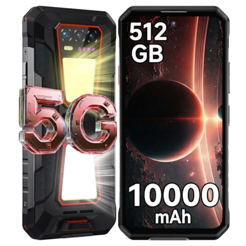Image of OUKITEL WP58 Pro 5G Rugged Phone 512GB with Dual Lights 10000mAh Smartphone