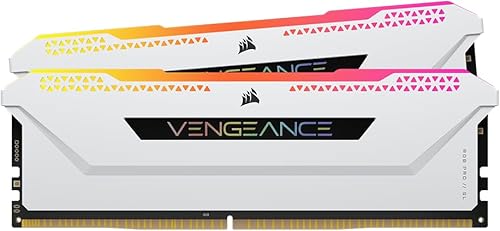 CORSAIR Vengeance RGB PRO SL DDR4 RAM Kit de mejora de luz (sin memoria física), color blanco