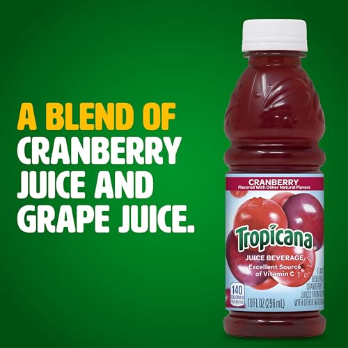 Image of Tropicana Cranberry Cocktail Juice, 10 Ounce (Pack of 24)