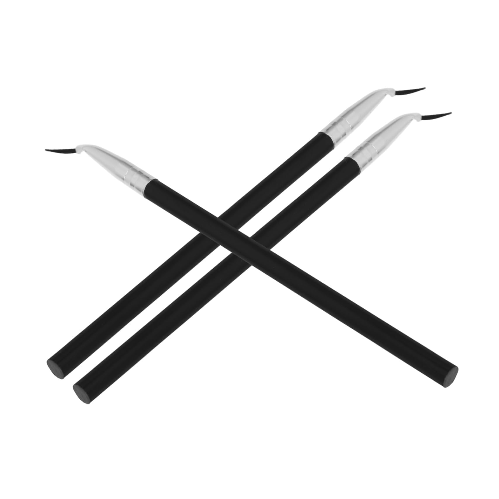 Baluue Long Handle Precision Eyeliner Brush for Curved Lines Soft Hair for Gentle Application Travel Daily Makeup Tool