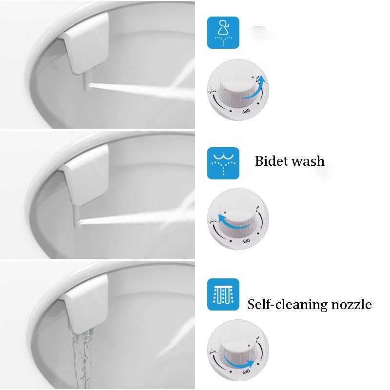 Ultra-lightweight Bidet with Non-electric Mechanical Flushing Bidet Cold Water Smart Buttocks Wash — view 2
