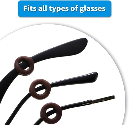 Miniatura 6 de 24 agarres para las orejas, evitan que los lentes se resbalen para niños y adultos, gafas de sol de silicona