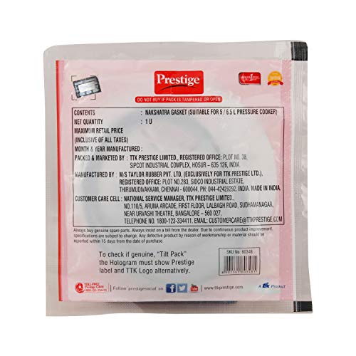 Prestige Nakshatra Gasket, 1 Pieza para Olla a Presión miniatura 2