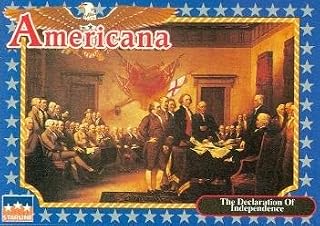 The Declaration of Independence trading card (July 4th, 1776) 1992 Starline Americana #230