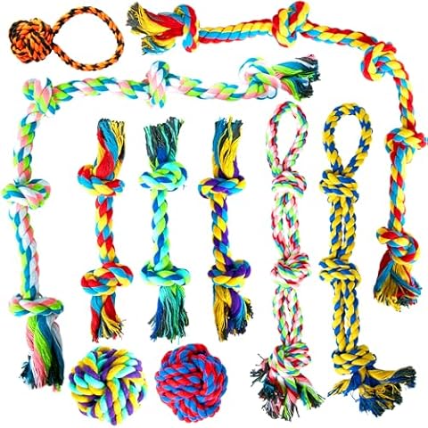 ZENON Dog Rope Toys Pack of 10 Cover