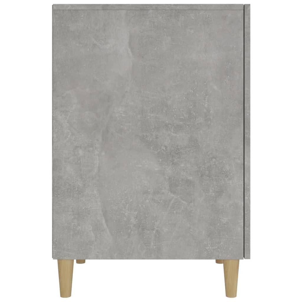 Scrivania grigio cemento 140 x 50 x 75 cm, robusto materiale in legno, versatile per computer desk per ufficio, design moderno con spazio di archiviazione, ideale per giochi, scrittura e studio