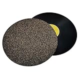 Cork and Rubber Mat Turntable Slipmat Universal Size for 12 inch Turntable Platter Record Player