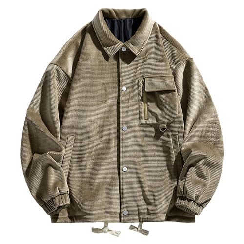 Veste en coton côtelé homme pour rester au chaud avec style en hiver