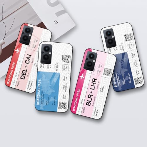 Image of COLORflow Back Cover Compatible with Oppo F21 Pro 5G / F21S Pro 5G | Boarding Pass Customized | Shockproof TPU Bumper with Camera Protection Back Cover Compatible with Oppo F21 Pro 5G / F21S Pro 5G
