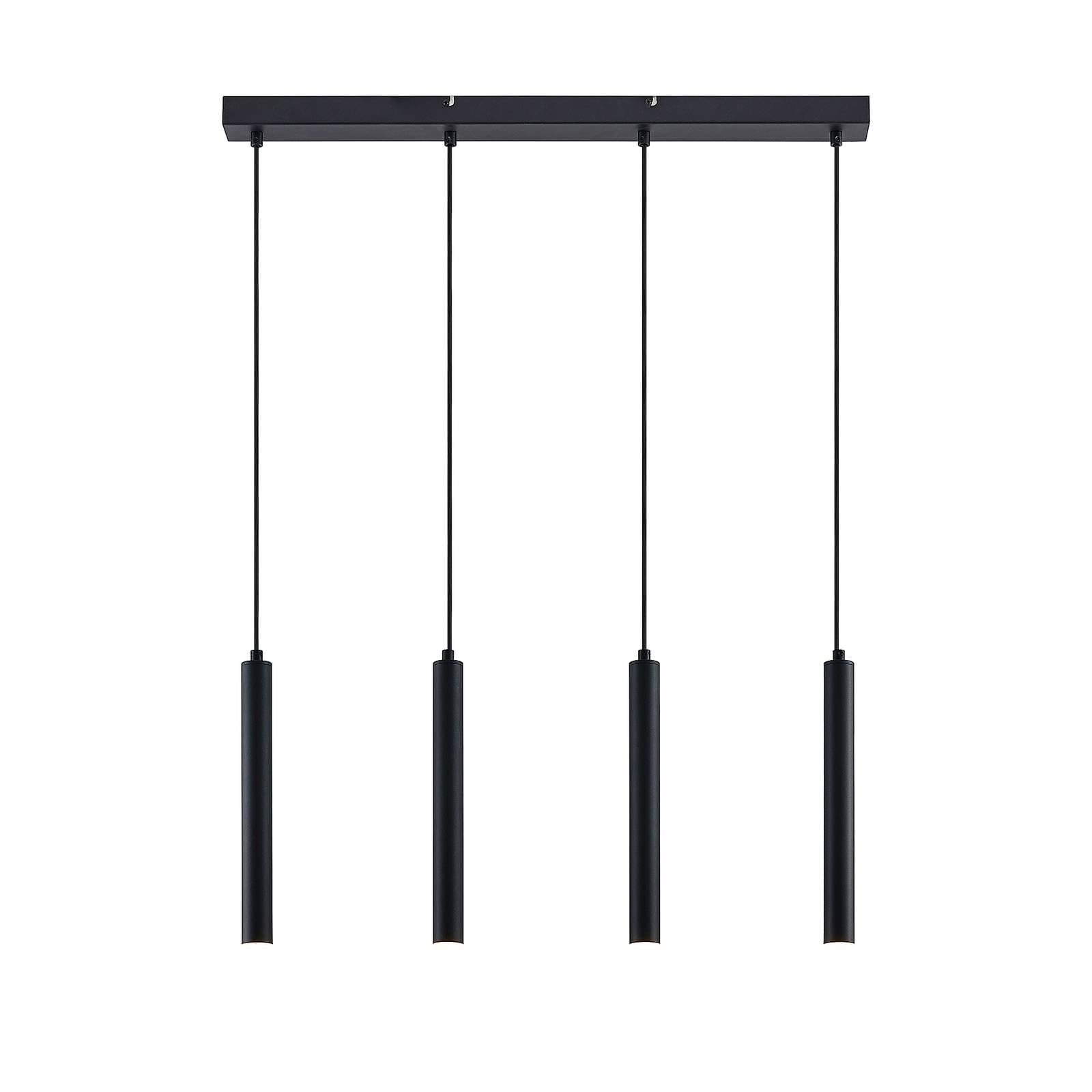 Arcchio Black Led Pendant Light Kammeron, Metal, 80 Cm