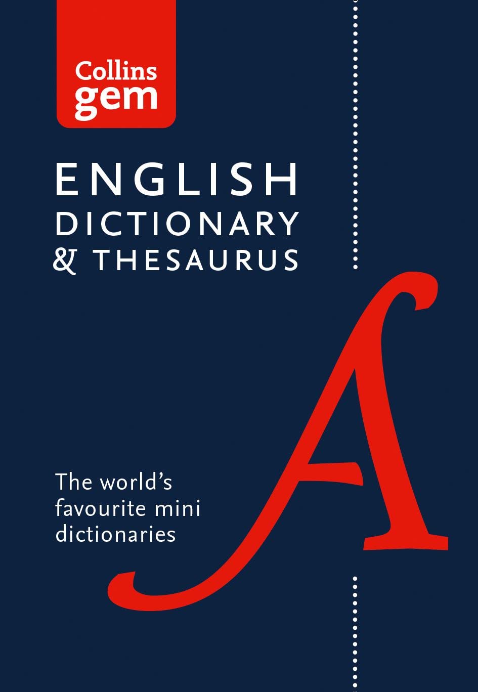 English Gem Dictionary and Thesaurus: The world's favourite mini  dictionaries (Collins Gem) : Collins Dictionaries: Amazon.in: Books