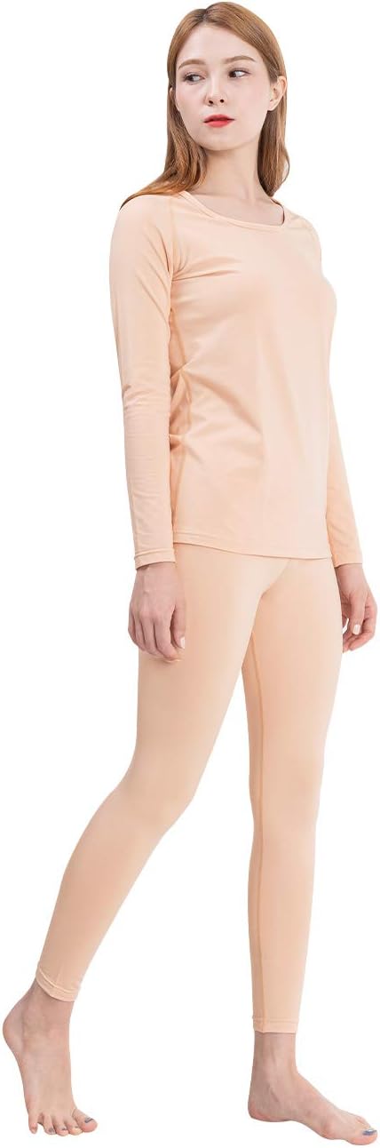 Womens MAXHEAT Fleece Lined Performance Long Johns Thermal Underwear