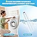 6 Pack Mop Replacement Pads for O-Cedar H2prO Flat Mop, Washable & Reusable Microfiber Mop Refills for O-Cedar Flat Mop System for Indoor and Outdoor Flooring, Bedrooms, Kitchens, Living Rooms