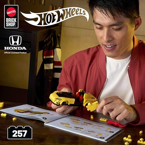 Mattel Brick Shop Hot Wheels Coffret de Construction Série Speed Honda S2000 de 2007 - vue 3